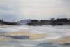 Ulteriore dettaglio di Quadro astratto costa marina con tocco dorato 120x60  40331