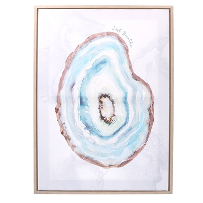 Quadro azzurro mare ostrica 50x70 43512 COLORI E LUCI