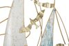 Immagine aggiuntiva di Quadro barche a vela in metallo azzurro oro e onde 51,4x87  41135