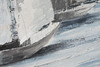 Caratteristica Coppia bellissimi quadri mare dipinti grandi su tela 100x100 con barche a vela