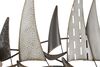 Particolare di Quadro decorativo in metallo barchette sul mare 100x44  40796