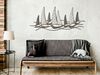 Quadro decorativo in metallo barchette sul mare 100x44  40796 - foto 4