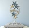 Quadro lungo verticale in metallo con stelle marine 50,2x90,8  41129 - foto 4