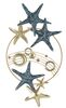 Quadro lungo verticale in metallo con stelle marine 50,2x90,8  41129
