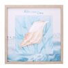 Immagine aggiuntiva di Set di 2 quadretti con cornice e disegno conchiglie 40x40cm  39167