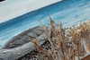 Immagine aggiuntiva di Quadro spiaggia con barca decori in rilievo 90x30  42176