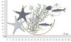 Quadro con pesci, stelle marine e alghe nei colori del mare 95,3x53,3  41130 - foto 5
