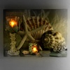 Immagine aggiuntiva di Quadro stampa mare conchiglie vibrazioni mare led 40x30  43560