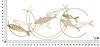 Decorazione pareti quadro grande onde a cerchio con pesci 142,9x61,60  40753 - foto 5