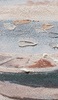 Ulteriore dettaglio di Quadro paesaggio di mare spiaggia con barche 90x30cm  42175