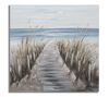 Immagine aggiuntiva di Quadro quadrato passaggio sul mare 100x100cm  40352