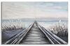 Immagine aggiuntiva di Quadro lungo orizzontale pontile sul mare 120x80  40351