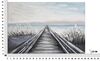Quadro lungo orizzontale pontile sul mare 120x80  40351 - foto 5