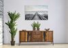 Quadro lungo orizzontale pontile sul mare 120x80  40351