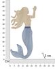 Quadro decorazione da appendere sirena 30,5x60  41497 - foto 5