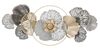 Composizione decorativa da muro con fiore centrale e foglie 130,8x55,9  40905