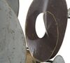 Particolare di Composizione quadro in metallo astratto decori ovali  40658