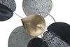 Immagine aggiuntiva di Composizione orizzontale o verticale da parete foglie nero bianco oro 62,5x40