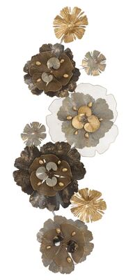 Composizione a quadro verticale o orizzontale corolle di fiori 61x149,2 149,2x61  40640