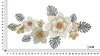 Decorazione a parete con fiori e foglie frastagliate 134,6x69,9  40950 - foto 5