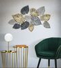 Decorazione a parete quadro metallo le foglie con trama 110x66 40654 COLORI E LUCI - foto 5