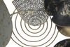 Decorazione quadro a parete spirali oro e foglie 97x43cm  40638 - foto 4