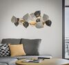 Decorazione quadro a parete spirali oro e foglie 97x43cm  40638 - foto 5