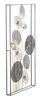 Ulteriore dettaglio di Decorazione astratta con dettagli oro e rame con fiori e cerchi 50x90,5cm  40