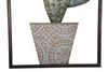 Decorazione da parete in ferro quadro di vaso di cactus 31x90cm  40298 - foto 5