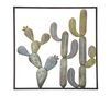 Immagine aggiuntiva di Decorazione in metallo da parete cactus bordo quadro 50cm  40300