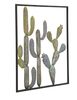 Particolare di Decorazione in metallo da parete cactus bordo quadro 50cm  40300