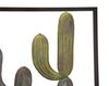 Decorazione in metallo da parete cactus bordo quadro 50cm  40300 - foto 5