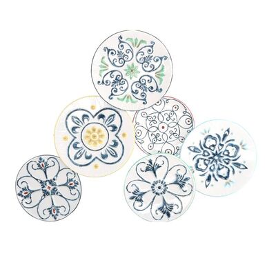 Composizione decorativa metallo da parete 90x70  38993