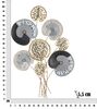 Decorazione da parete a quadro mazzo di fiori astratto 70x102cm  40480 - foto 5