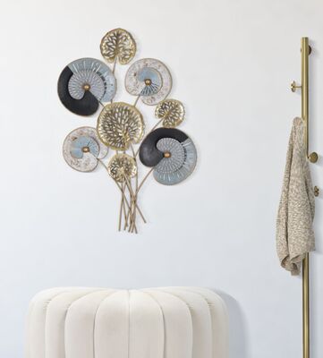 Decorazione da parete a quadro mazzo di fiori astratto 70x102cm  40480