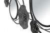 Ulteriore dettaglio di Decorazione a parete con specchi quadro pannello grigio nero 117x49  40647
