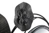 Decorazione a parete con specchi quadro pannello grigio nero 117x49  40647 - foto 4