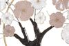Particolare di Decorazione da parete in metallo quadro albero fiori di pesco  40494