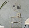 Decorazione da parete 45,5cm quadro in metallo rotondo oro enero  40493 - foto 5