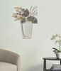 Decoro da parete quadro in metallo vaso con fiori e foglie 45,5x53  40807 - foto 4