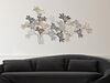 Decorazione da parete quadro grande rami con foglie oro e argento 130,8x70,5 42649 COLORI E LUCI - foto 4