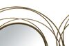Decorazione pannello parete metallo oro con specchi 124,5x53,5  40648 - foto 4