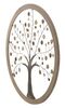 Immagine aggiuntiva di Decoro quadro grande in metallo albero della vita con cerchio legno 80cm  409