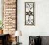 Fiore con cornice e particolari in legno su struttura metallo 26x60  41184 - foto 4