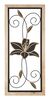 Fiore con cornice e particolari in legno su struttura metallo 26x60  41184