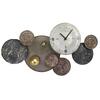 Altra foto di Orologio con decorazione in metallo sfere e cerchi 91,4x5,7x50,8
