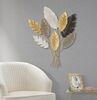 Pannello 3d in metallo decoro ciuffo foglie 73x93  41181 - foto 4