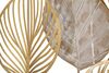 Ulteriore dettaglio di Pannello a quadro decorativo metallo fascio foglie screziate 63x85  41182