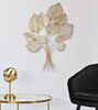Pannello a quadro decorativo metallo fascio foglie screziate 63x85  41182 - foto 4