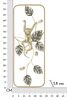Quadro a pannello in metallo decorativo scimmia 28,6x74,3  41187 - foto 5